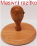 Dřevěné kulaté razítko průměr 10 cm