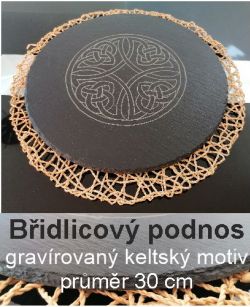 Břidlicový talíř