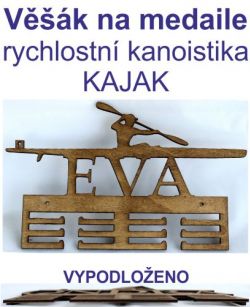 Věšák na medaile rychlostní kanoistika - kajak